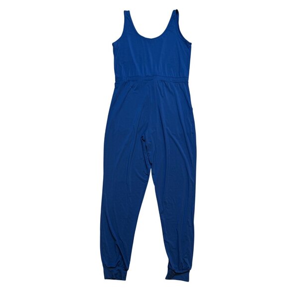 Commando Butter Tank Jumpsuit Navy Blue S Soft Stretchy Sleeveless Drawstring Wa - Picture 2 of 7